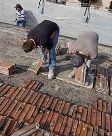 Lavori effettuati coperture ed impermeabilizzazioni Siena